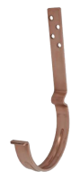 Крюк желоба длинный с комплектом крепления , медь, l-140, d-125 мм, Aquasystem