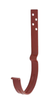 Крюк крепления желоба длинный с комплектом крепления l-146, сталь, d-150 мм, красный, Aquasystem
