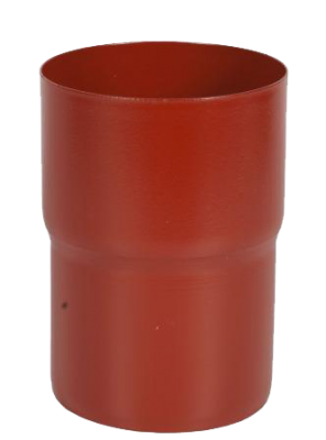 Детальное фото соединитель трубы, сталь, d-100 мм, красный, aquasystem